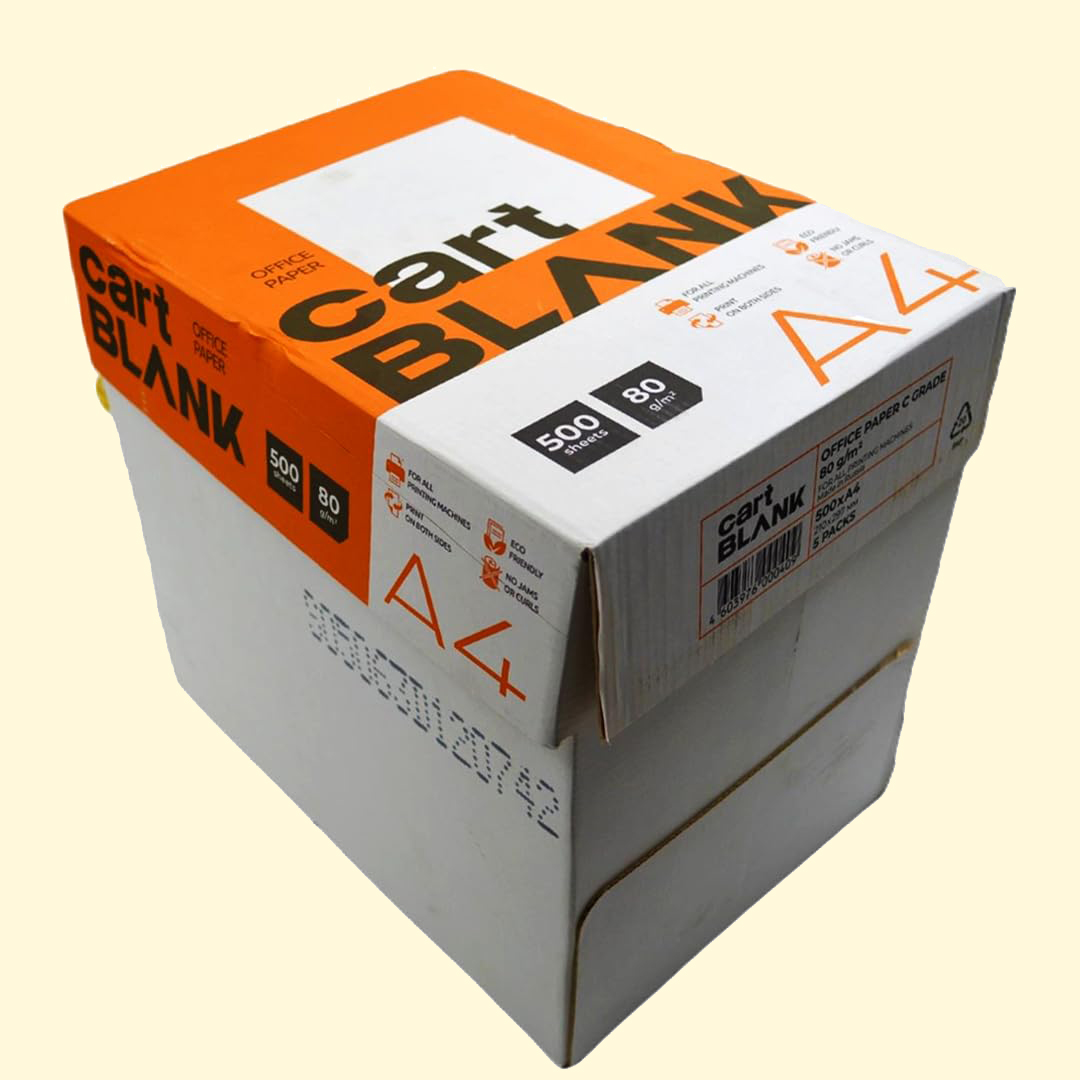 A4 Size Copy Paper(OFFICE PAPER) 80 gm. 5 Packs [2500 Paper]