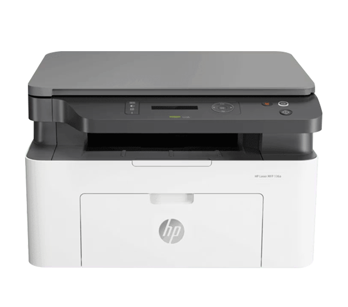 Printer HP LaserJet MFP 136A (4ZB85A) 3-in-1 B/W A4 Print+Scan+Copy-USB (Toner: 110A) 1Y